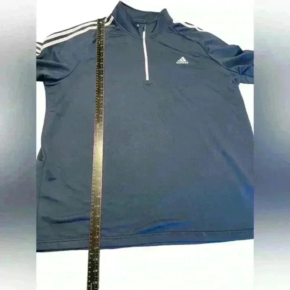 NWT- Men’s Adidas French Terry 1/4 Zip Pullover - Picture 7 of 9